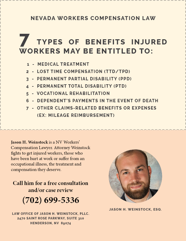 7 types of benefits injured workers may be entitled to